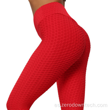 Pantalones de yoga de gimnasio de talla grande OEM Leggings personalizados de fitness de secado rápido de cadera Leggings deportivos de yoga para entrenamiento para mujeres